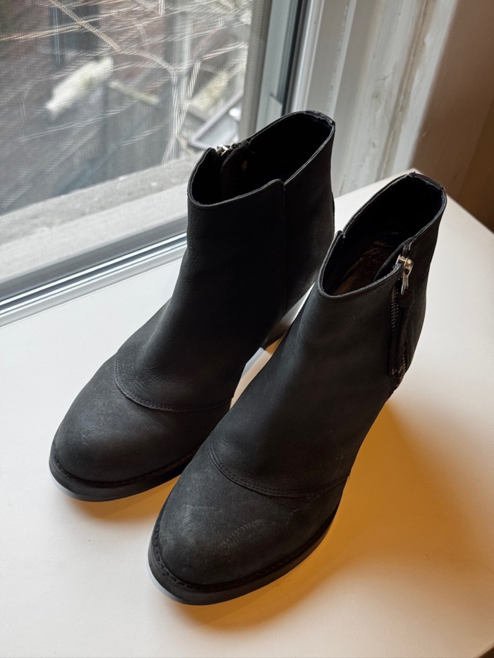 Topshop Micro Suede Heel